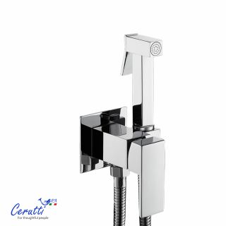 Гигиенический душ со смесителем Ceruttispa РЕЗИЯ (RESIA) SH CT12130 хром