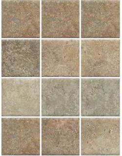 Керамогранит Kerama Marazzi 1326 Брюссель микс матовый из 12 частей 9.8x9.8