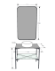 Консоль Salini Grazia 27G108K 80см без зеркала Консоль Salini Grazia 27G108K 80см без зеркала
