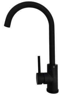 Смеситель для кухни РМС SUS124BLK-017F чёрный Смеситель для кухни РМС SUS124BLK-017F чёрный