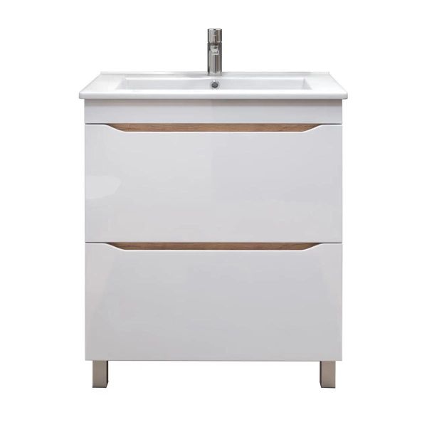 Тумба под раковину напольная Vigo Grani tn.GRI.OSK.75.2Y 75 см дуб золотой