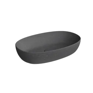 Раковина Kerama Marazzi Плаза KMPLWb60MBlSt0 60 см чёрный камень