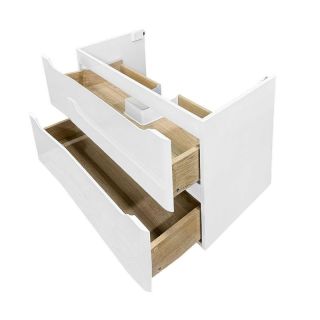 Тумба с раковиной Azario Lotos CS00083931 80 см белый глянец