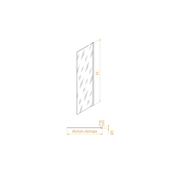 Боковая панель RGW Z-03B 06220308-34 80 см чёрный