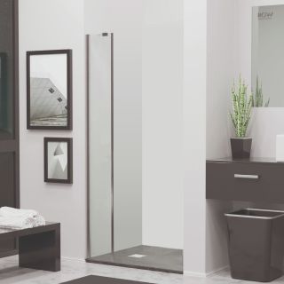 Боковая панель RGW Z-09 06220904-11 40 см профиль хром стекло прозрачное