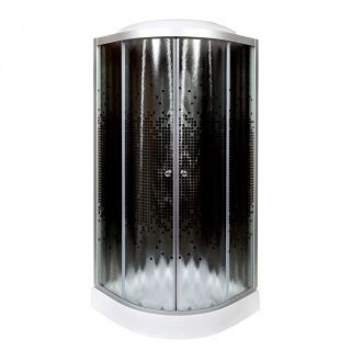 Душевая кабина Deto L 801 с гм. и эл. BLACK 100х100х215 см Душевая кабина Deto L 801 с гм. и эл. BLACK 100х100х215 см