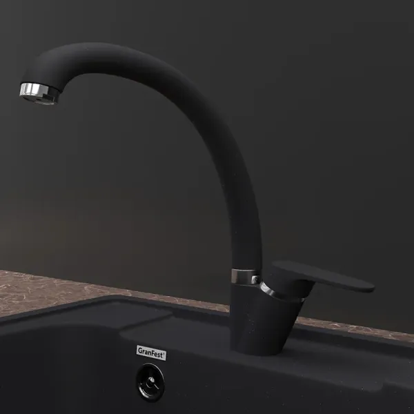 Смеситель для кухни GranFest URBAN Z-3323 черный