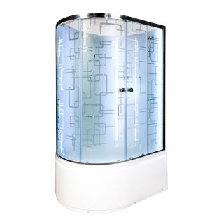 Душевая кабина Deto ЕМ4512 R N LED 120х80х208 см Душевая кабина Deto ЕМ4512 R N LED 120х80х208 см