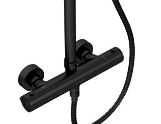 Душевая система Cersanit BRASKO BLACK 63112 с термостатом Душевая система Cersanit BRASKO BLACK 63112 с термостатом