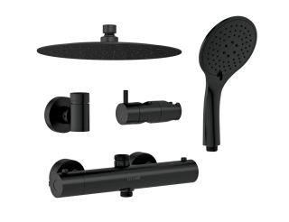 Душевая система Cersanit BRASKO BLACK 63112 с термостатом Душевая система Cersanit BRASKO BLACK 63112 с термостатом