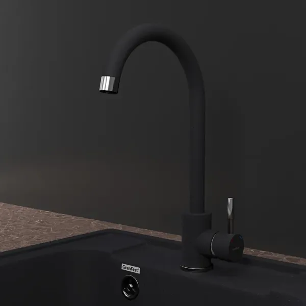 Смеситель для кухни GranFest  URBAN Z-5410 черный