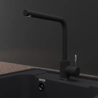 Смеситель для кухни GranFest  URBAN Z-5411 черный Смеситель для кухни GranFest  URBAN Z-5411 черный