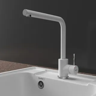 Смеситель для кухни GranFest  URBAN Z-5411 серый Смеситель для кухни GranFest  URBAN Z-5411 серый