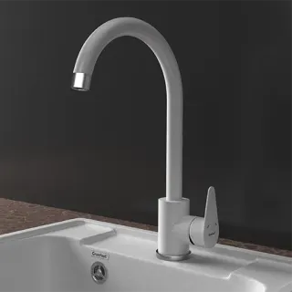 Смеситель для кухни GranFest  URBAN Z-5412 серый Смеситель для кухни GranFest  URBAN Z-5412 серый