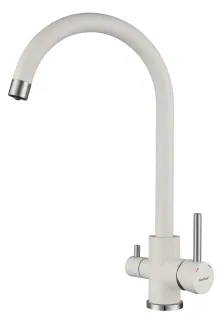 Смеситель для кухни GranFest URBAN Z-5420 белый Смеситель для кухни GranFest URBAN Z-5420 белый