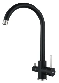 Смеситель для кухни GranFest  URBAN Z-5420 черный Смеситель для кухни GranFest  URBAN Z-5420 черный