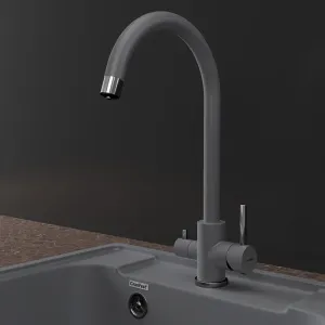 Смеситель для кухни GranFest  URBAN Z-5420 темно-серый