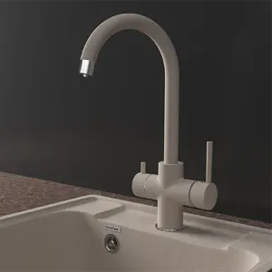 Смеситель для кухни GranFest  URBAN Z-5422 песочный