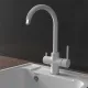 Смеситель для кухни GranFest  URBAN Z-5422 серый