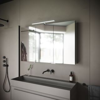 Зеркальный шкаф с подсветкой Sancos Hilton Z1200 120см белый Зеркальный шкаф с подсветкой Sancos Hilton Z1200 120см белый