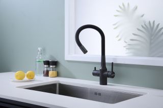 Смеситель для кухни Paulmark Salix Sa213419-401 антрацит Смеситель для кухни Paulmark Salix Sa213419-401 антрацит