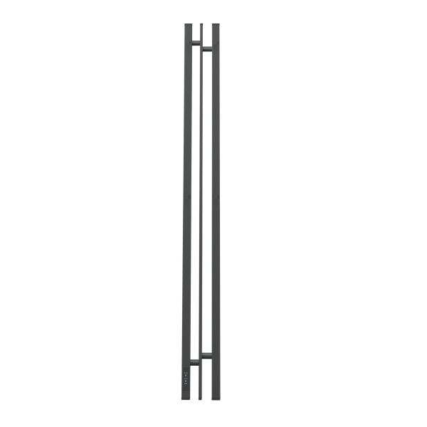 Полотенцесушитель электрический Point Фрея PN20712GB П2 100x1200 диммер слева графит блеск