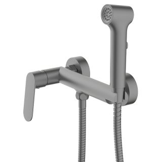 Гигиенический душ со смесителем Azario Alanti AZ-K2532GR графит