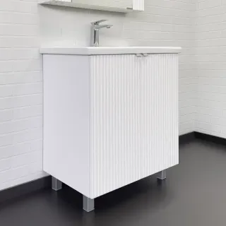 Тумба под раковину Comforty Лима-70 00-00004892 напольная белый матовый