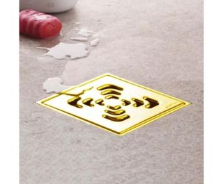 Душевой трап Confluo Standard Square 1 Mask Gold Душевой трап Confluo Standard Square 1 Mask Gold