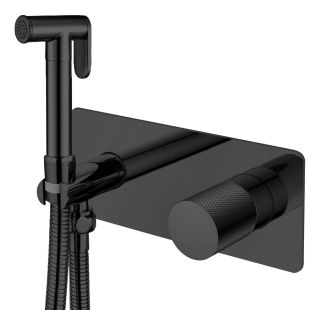 Гигиенический душ Boheme Stick 127-BB.2 со смесителем чёрный Гигиенический душ Boheme Stick 127-BB.2 со смесителем чёрный