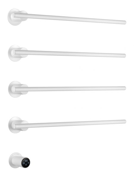 Полотенцесушитель электрический встраиваемый Wonzon & Woghand Dortmund WW-A364-MW 58x61 см с внутренней частью белый матовый