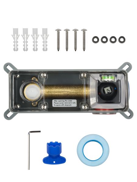 Встраиваемый смеситель для раковины Wonzon & Woghand Diamond WW-88869011-MB чёрный матовый