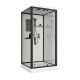 Душевая кабина Niagara Standart ST80/15Q/BL 80x80 см профиль чёрный стекло прозрачное