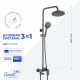 Душевая стойка Ceruttispa Orazio II RSGR CT12074 серый
