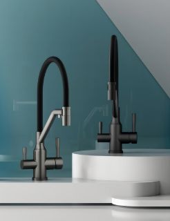 Смеситель для кухни Raglo R81.62.09 с подключением фильтра графит Смеситель для кухни Raglo R81.62.09 с подключением фильтра графит