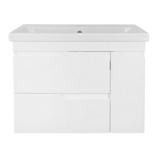 Тумба с раковиной Azario Kantri CS00097253 80 см белый глянец