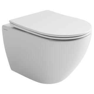 Унитаз подвесной Ceramicanova Мия (Mia) CN1805T торнадо белый