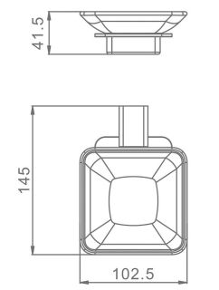 Мыльница Raglo R301.02 хром Мыльница Raglo R301.02 хром