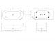 Акриловая ванна BelBagno BB714-1700-800-L 170x80 см белый