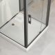 Душевая кабина Niagara Standart ST80/15Q/BL/BK 80x80 см профиль чёрный стекло прозрачное