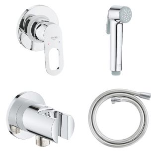 Гигиенический душ со смесителем Grohe BauLoop 129189 хром