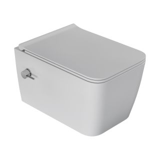 Подвесной унитаз Boheme Zen 967-SET-2-MW безободковый с функцией биде белый матовый Подвесной унитаз Boheme Zen 967-SET-2-MW безободковый с функцией биде белый матовый
