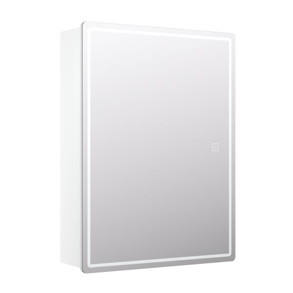 Зеркальный шкаф Geometry 600 с LED подсветкой