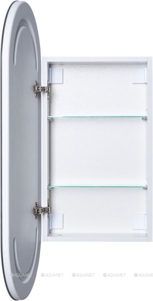 Зеркальный шкаф с подсветкой Aquanet Монте 344786 40 см белый