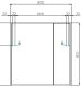 Зеркальный шкаф Акватон Беверли 80см белый 1A237102BV010
