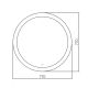 Зеркало с подсветкой ABBER Mond AG6202SL-0.77 77см