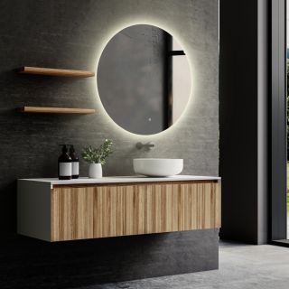 Зеркало с подсветкой ABBER Mond AG6203SL-1.0 100см Зеркало с подсветкой ABBER Mond AG6203SL-1.0 100см
