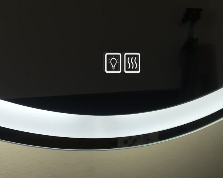 Зеркало BelBagno SPC-RNG-800-LED-TCH-WARM с подогревом Зеркало BelBagno SPC-RNG-800-LED-TCH-WARM с подогревом
