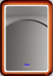 Зеркало с подсветкой ABBER Kristall AT6701Opal 55см коричневый Зеркало с подсветкой ABBER Kristall AT6701Opal 55см коричневый