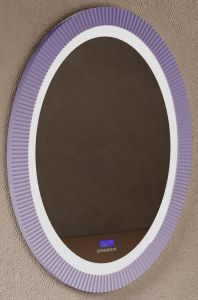 Зеркало с подсветкой ABBER Stein AS6601Violett 60см фиолетовый